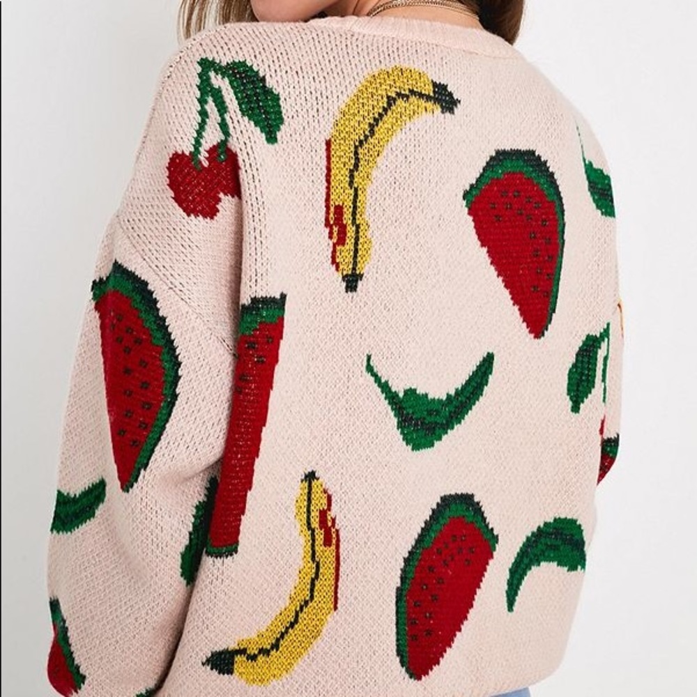 UO Fruit Pattern Jumper